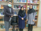 بازدید از کتابخانه  بیمارستان امام خمینی(ره)